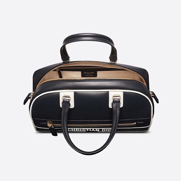 【すぐ届く】ディオール ヴァイブ コピー ミディアム ボウリングバッグ スムースカーフスキン 2色 M6202OOBR_M879